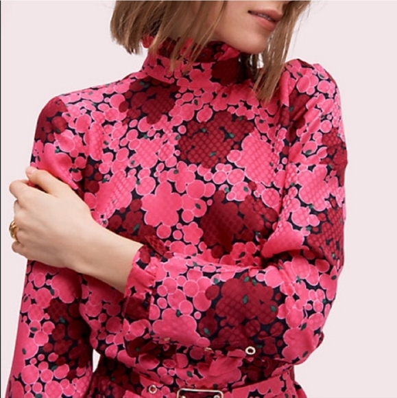 Rare Kate Spade Bubble Dot High-Neck Dress - Picture 4 of 12